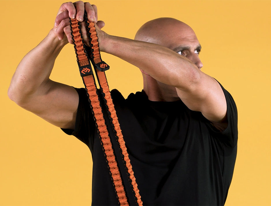 Leñador (Standing diagonal chop) con Resistance Band